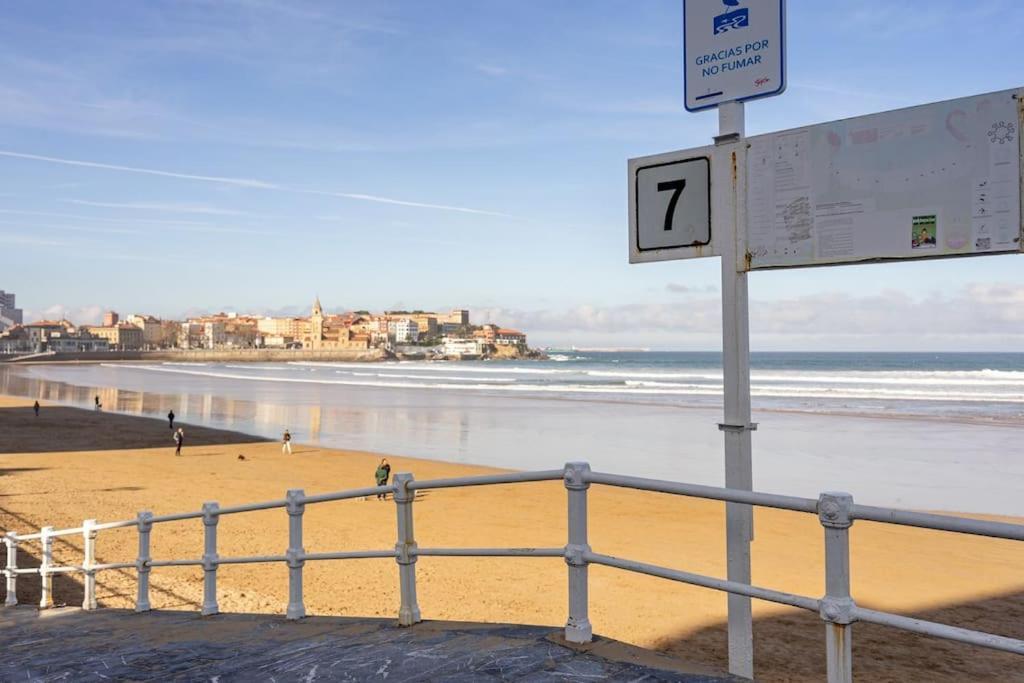 Apartamento Escalera 7 Gijón Exterior foto